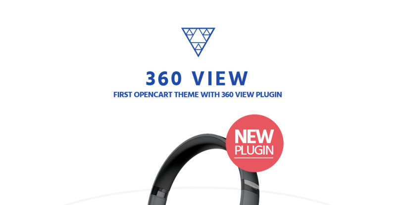 Magasin audio avec modèle OpenCart de plug-in de vue 360 - Caractéristiques de l’image 1
