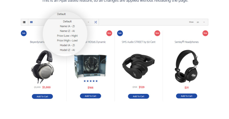 Magasin audio avec modèle OpenCart de plug-in de vue 360 - Caractéristiques de l’image 7