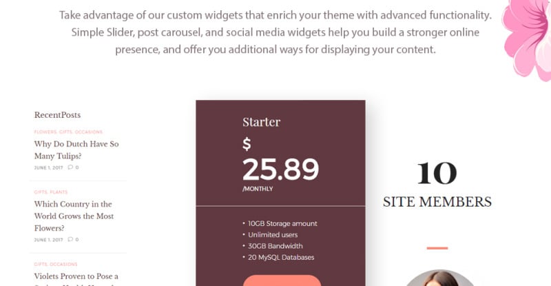 Amaryllis - Flower Shop WooCommerce Theme - TemplateMonster