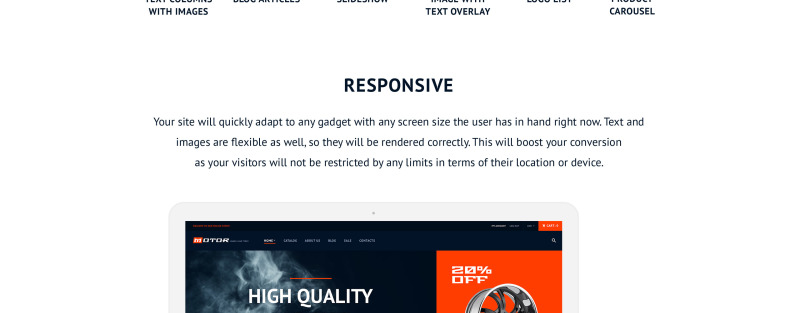 Wheels & Tires Responsive Shopify Theme - Features Image 2