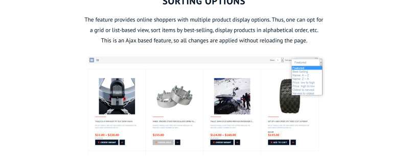 Wheels & Tires Responsive Shopify Theme - Features Image 4