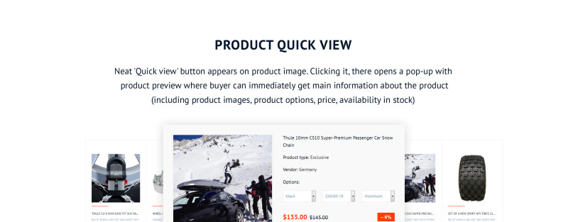 Wheels & Tires Responsive Shopify Theme - Features Image 5