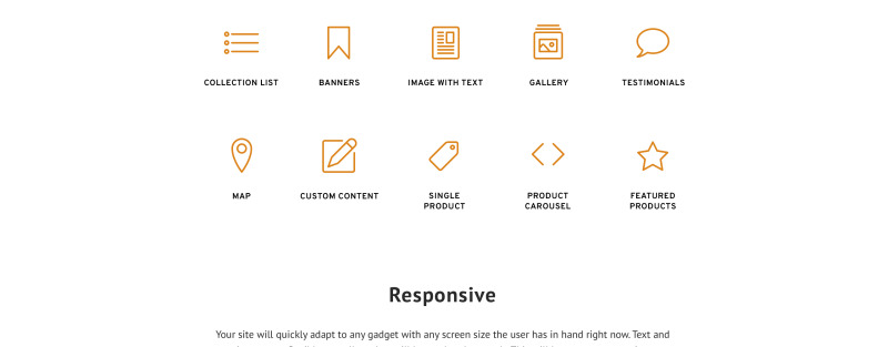 Bakery Responsive Shopify Theme - Features Image 2