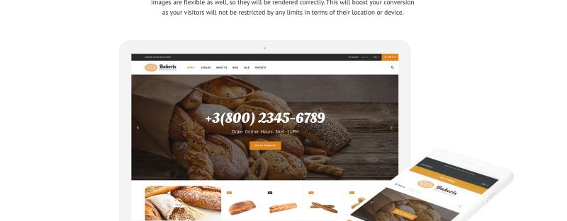 Bakery Responsive Shopify Theme - Features Image 3