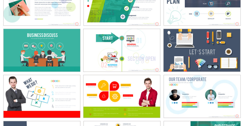 Perfect PowerPoint template #64067 - TemplateMonster