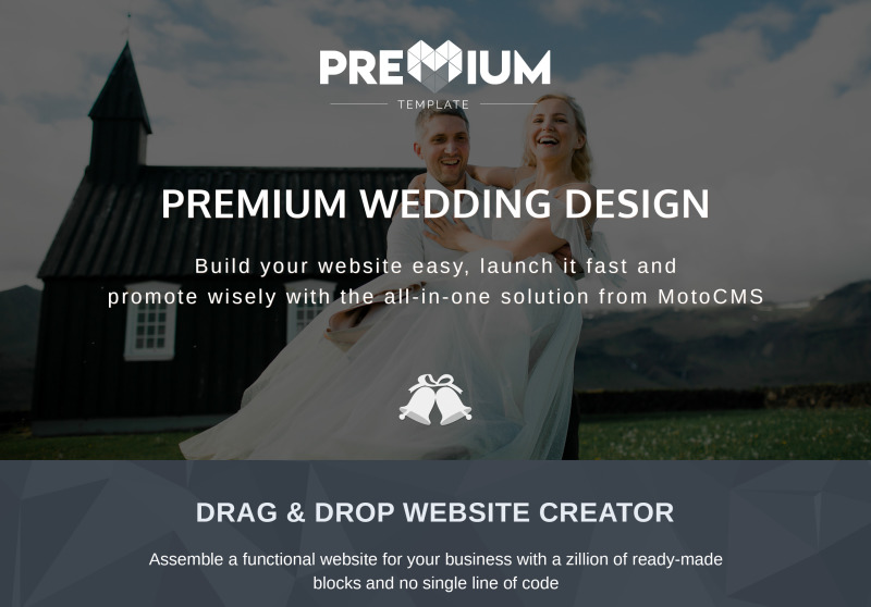 Jennifer & Robin - Wedding Premium Moto CMS 3 Template - Features Image 1
