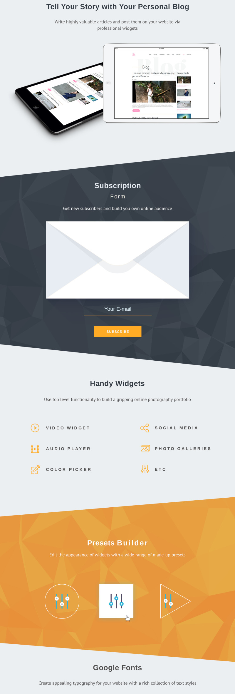 Jennifer & Robin - Wedding Premium Moto CMS 3 Template - Features Image 4