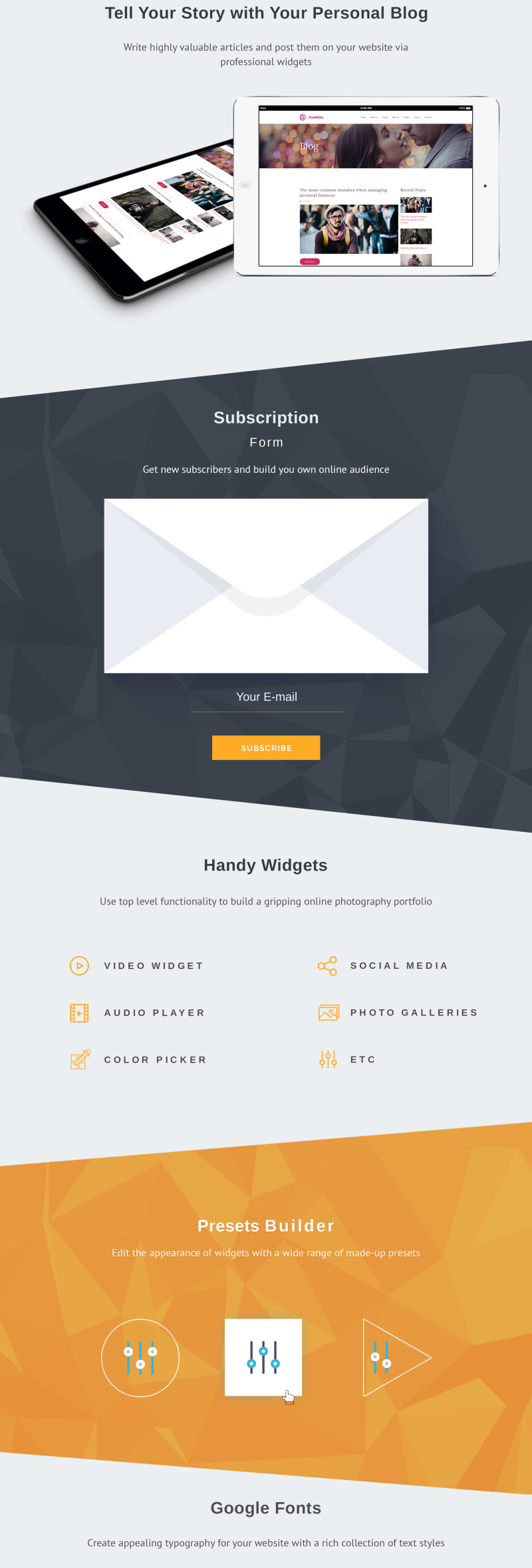 Datelletto - Dating Premium Moto CMS 3 Template - Features Image 4