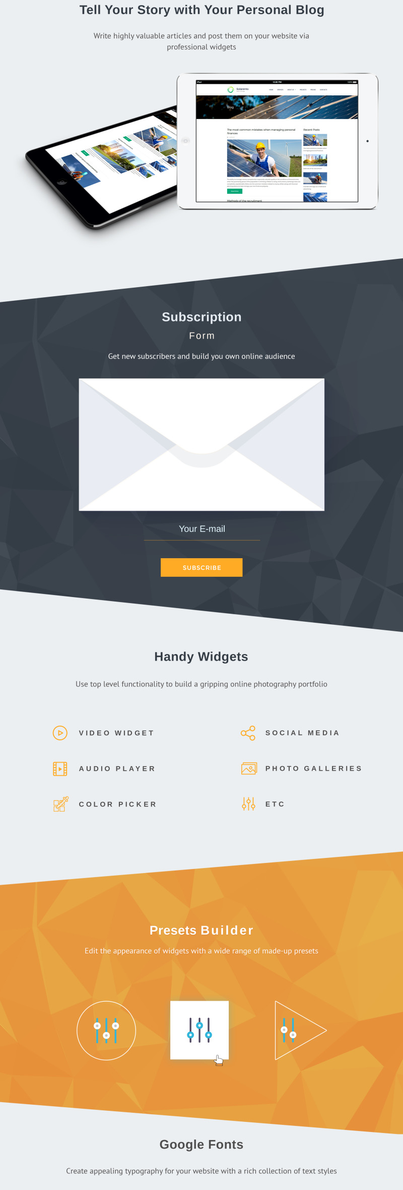 Solar Energy Premium Moto CMS 3 Template - Features Image 4