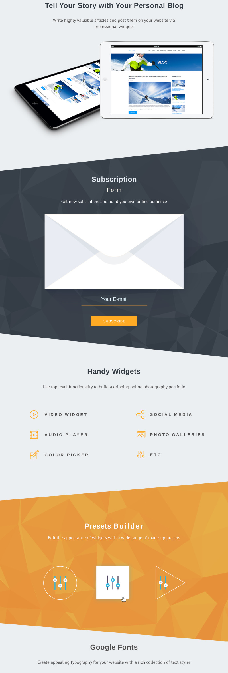 Ski & Snowboard School Premium Moto CMS 3 Template - Features Image 4