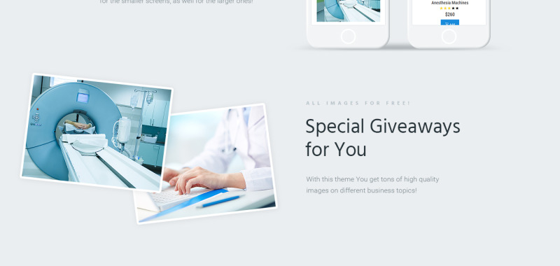 Tema WooCommerce Bimedical- Medical Equipment Responsive #64363 - Imagen de características 5