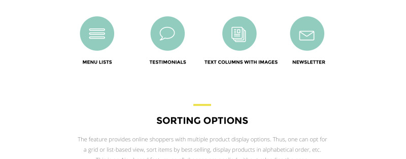 Tema Shopify Responsive para Sitio de Tienda de Regalos #64401 - Imagen de características 5