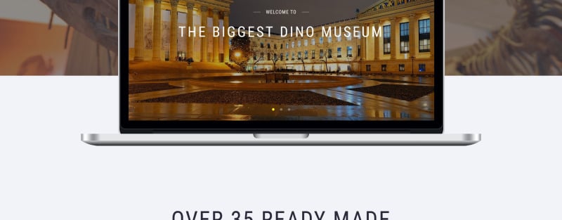 Dino Museum Website Template - Features Image 2