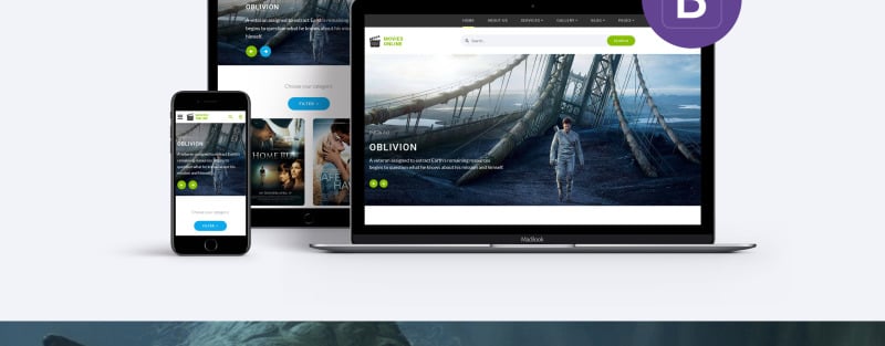 Movies Online - Multipage HTML Website Template - Features Image 10