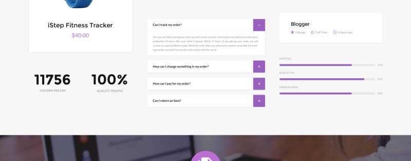 Life News Website Template - Features Image 4