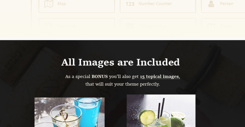 Tema WordPress Responsive #64641 Alcomix - Cocktail Bar - Immagine Caratteristiche 10