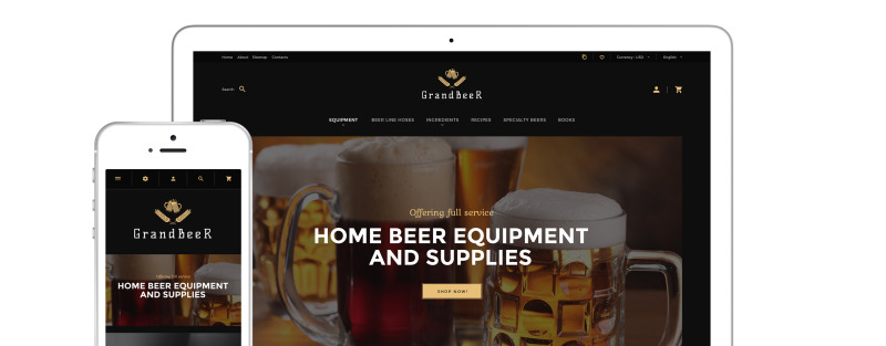 GrandBeer PrestaShop Theme - Features Image 2