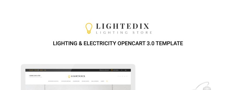 Lighting & Electricity Responsive OpenCart Template - Features Image 1