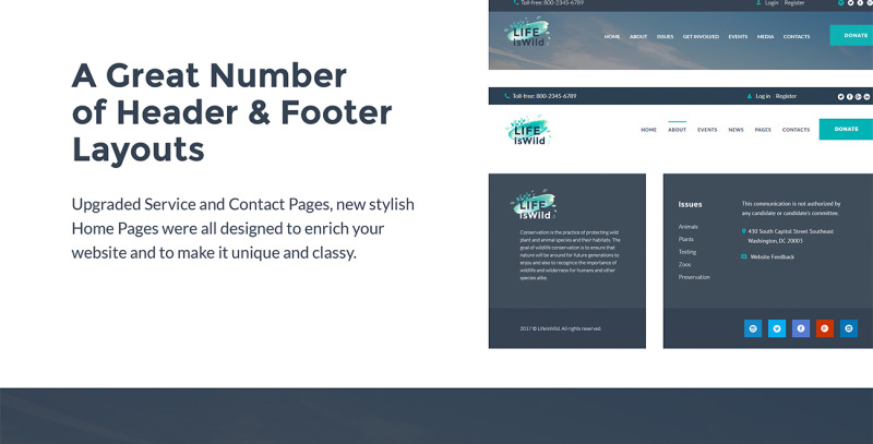 Tema WordPress Responsive #64785 LifeisWild - Wild Life WordPress Theme - Immagine Caratteristiche 4