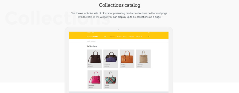 YellowBag - Handbag Responsive Shopify Theme - Features Image 8