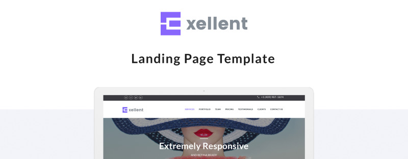 Exellent Startup Landing Page Template TemplateMonster
