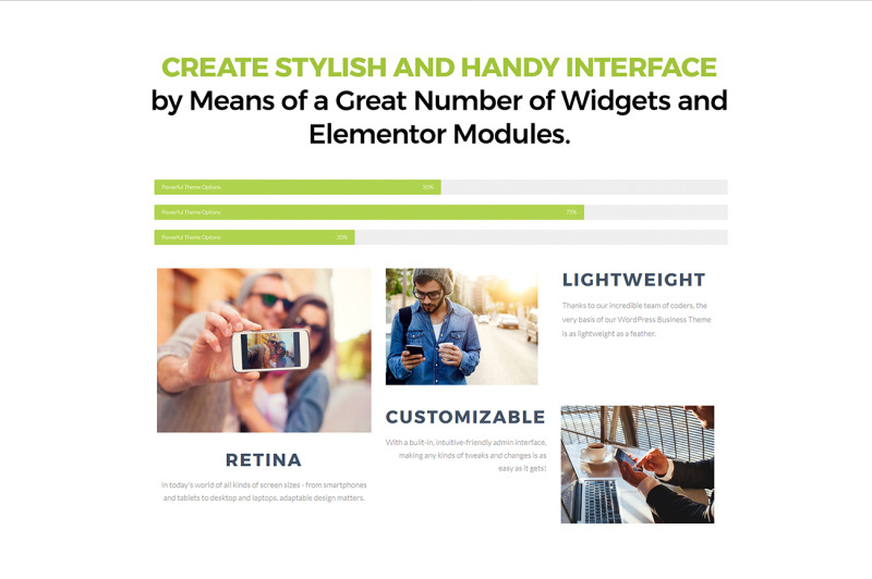 iRepair - Electronics Repair WordPress theme Responsive WordPress thema №64920 - Eigenschappen Afbeelding 9
