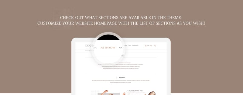Responsive Lingerie Responsive Shopify Theme #65125 - 1 Görüntü Özellikleri