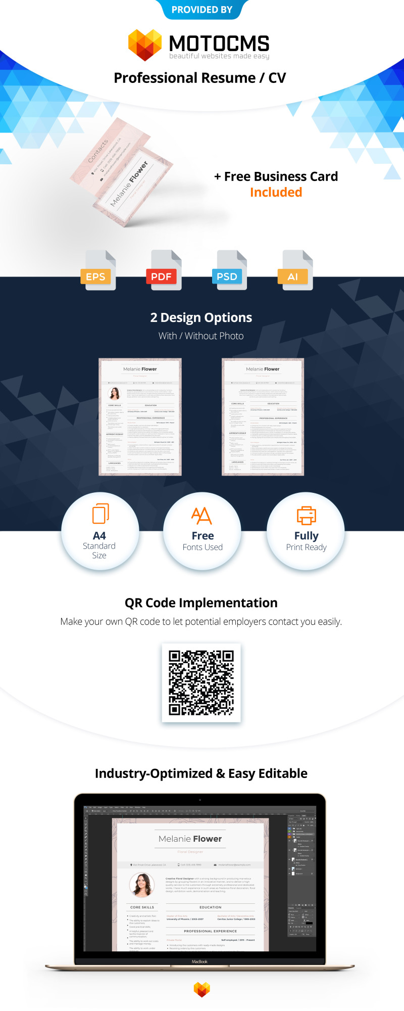 Melanie Flower Floral Designer - 65256 Features1 