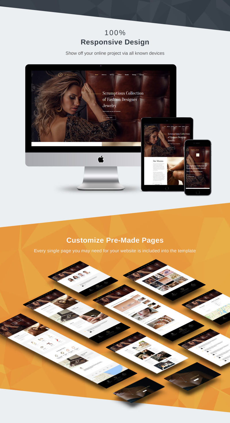 Jewellaco Premium Templates Moto CMS 3 №65284 - Features Image 3