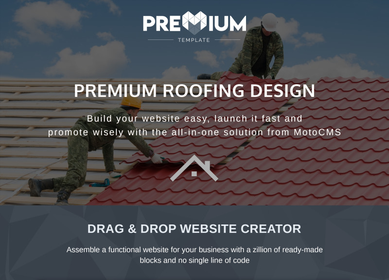 Moto CMS 3 Template namens Rooferco Premium #65286 - Bildeigenschaften 1