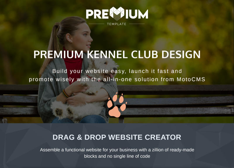 Responsywny szablon Moto CMS 3 DOGGO - Kennel Club Premium #65288 - Obrazek wyróżniający {numer}