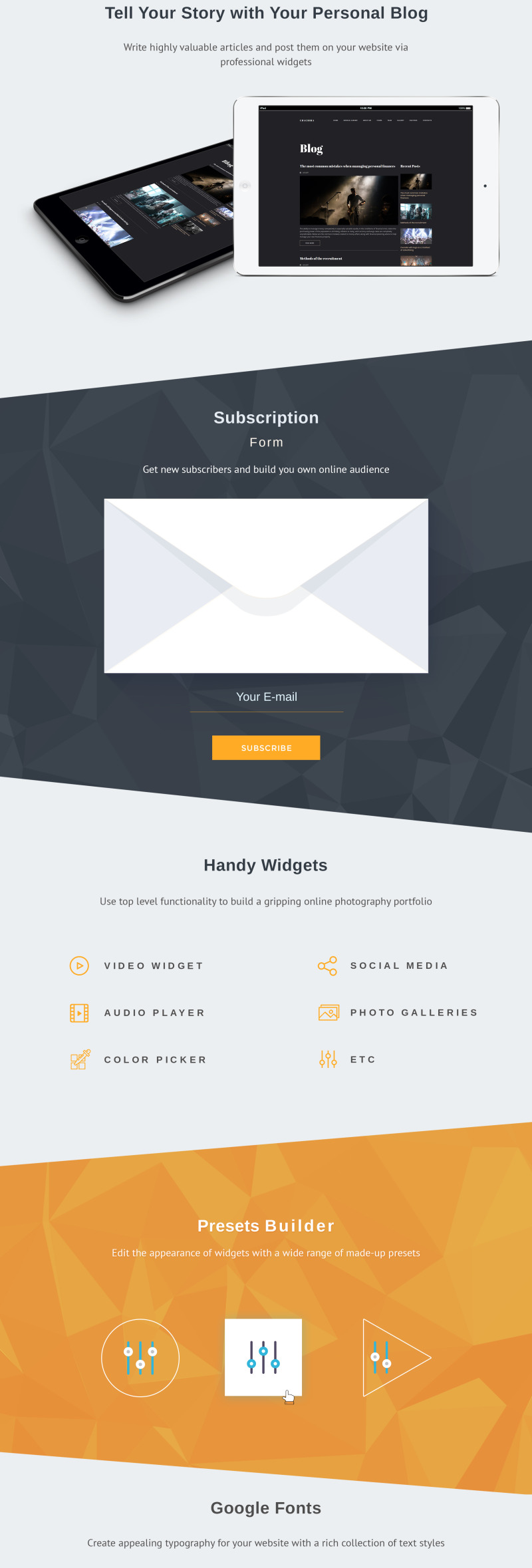 Chachira - Singer Premium Moto CMS 3 Template - Features Image 4