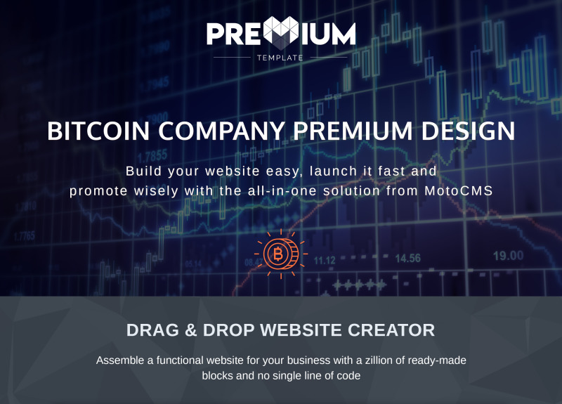 Bitcoin Company Premium Moto CMS 3 Template - Features Image 1