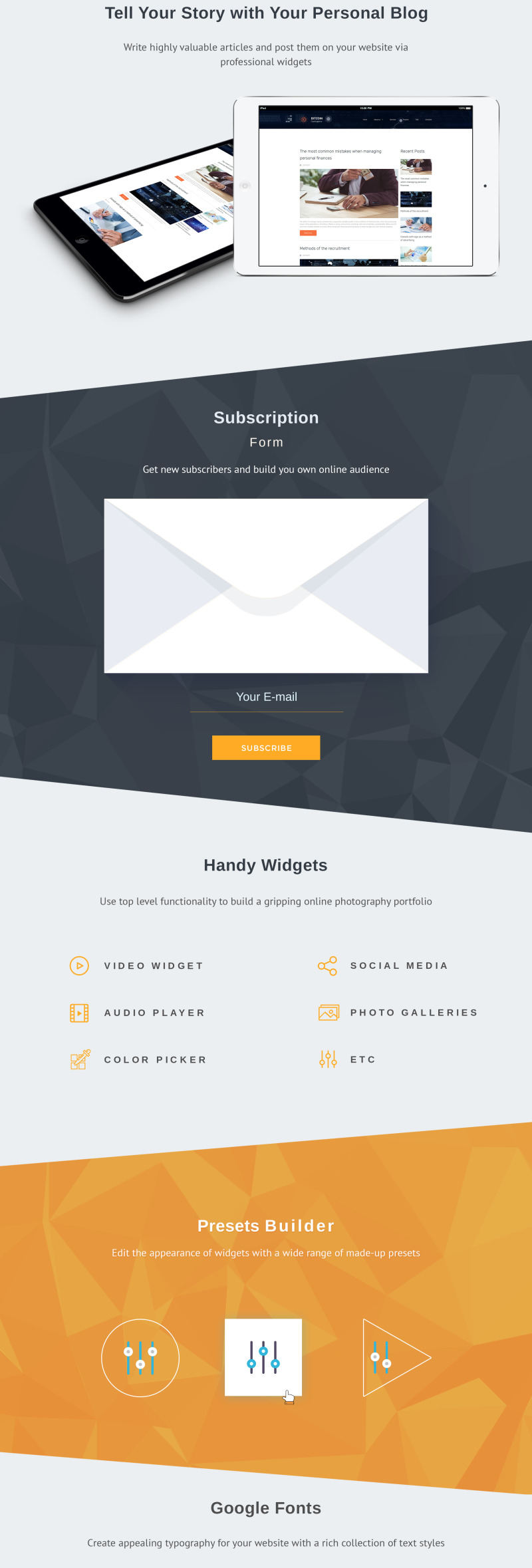 Bitcoin Company Premium Moto CMS 3 Template - Features Image 4