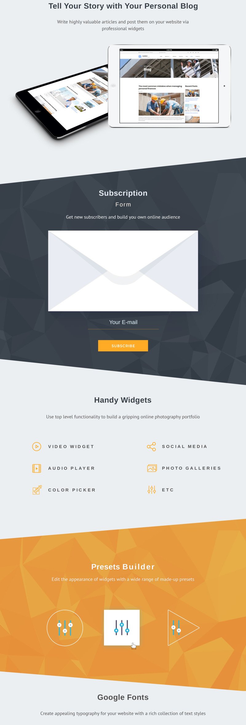 BuildWell - Construction Company Premium Moto CMS 3 Template - Features Image 4