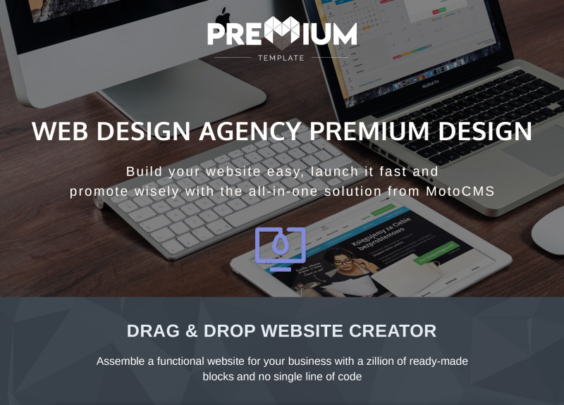 Codeskus - Web Design Agency Premium Moto CMS 3 Template - Features Image 1