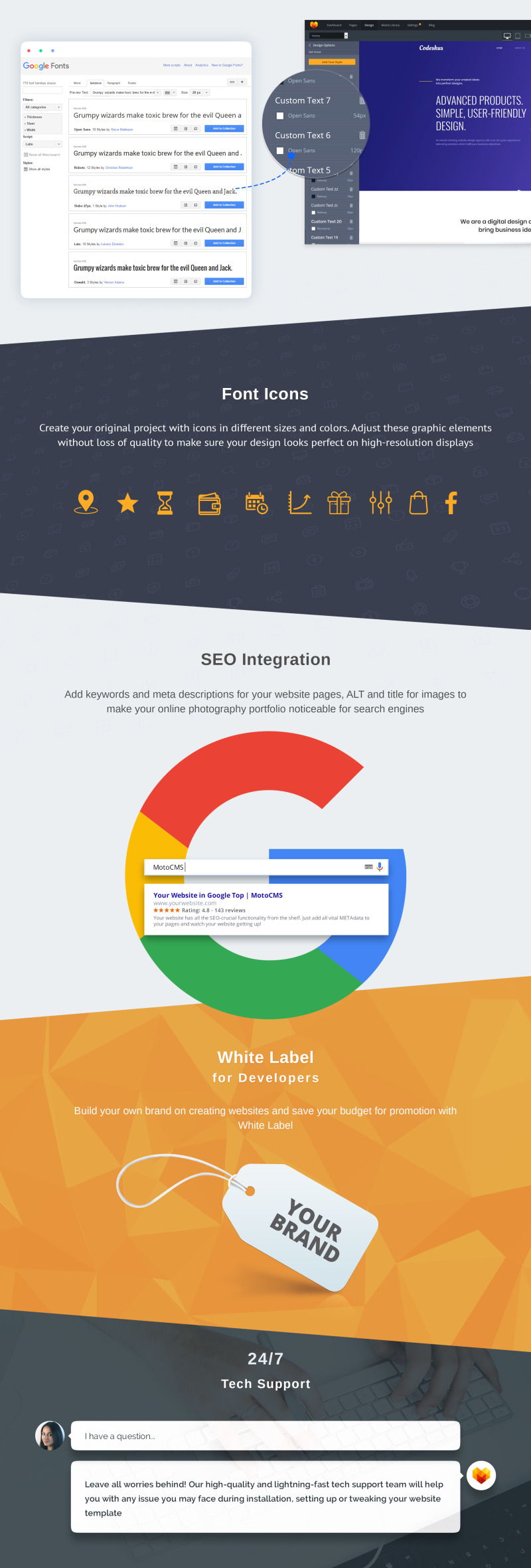Codeskus - Web Design Agency Premium Moto CMS 3 Template - Features Image 5