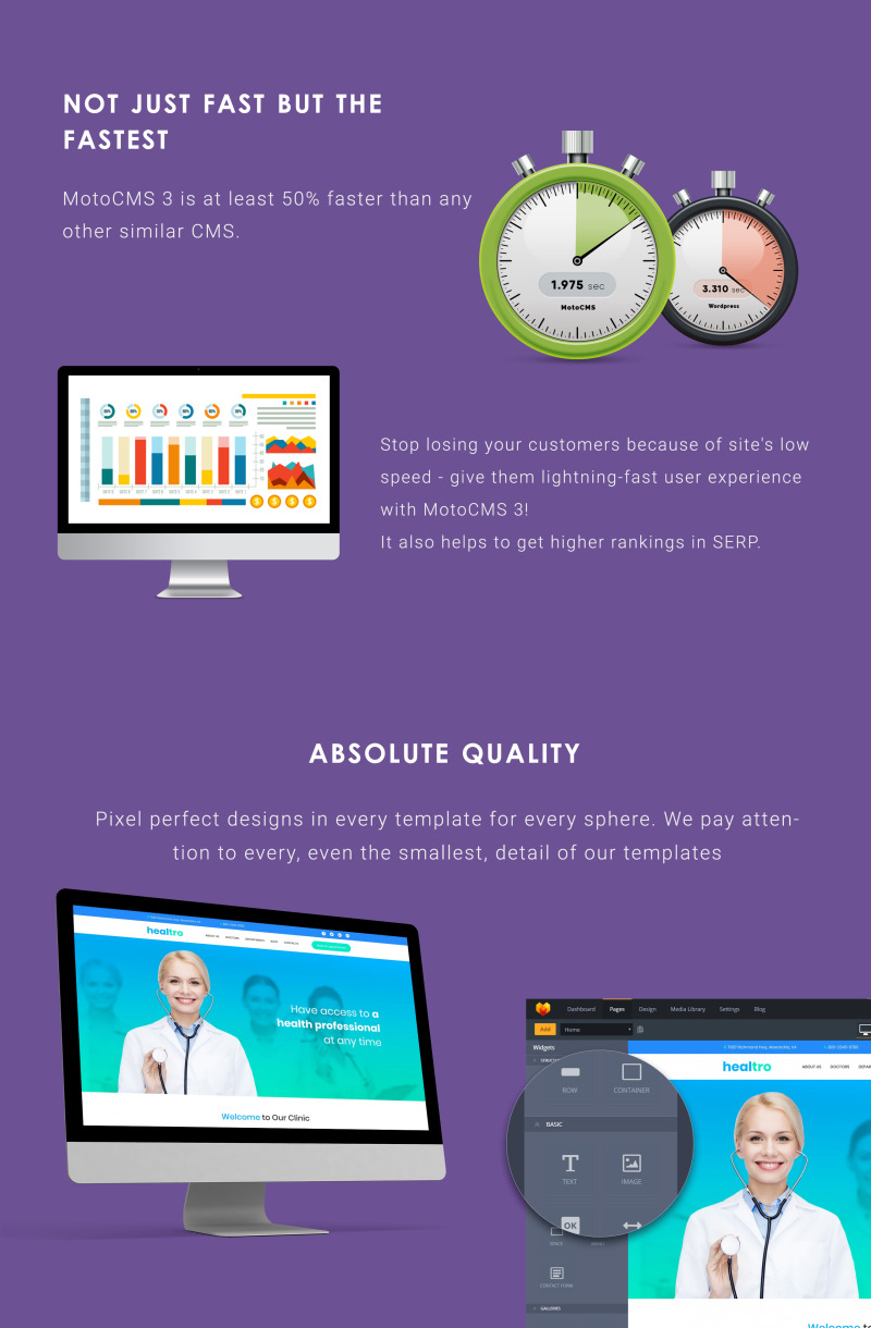 Private Medical Clinic Moto CMS 3 Template - Features Image 4