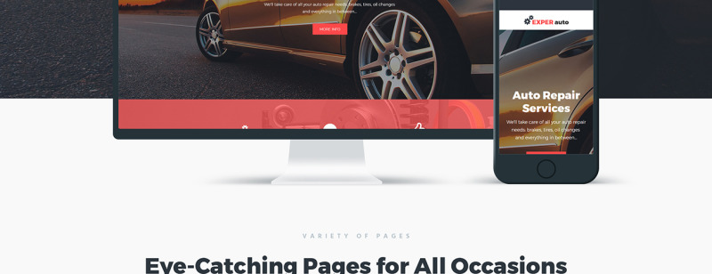 EXPER auto - Auto Repair Services Fully Responsive WordPress Theme - Features Image 2