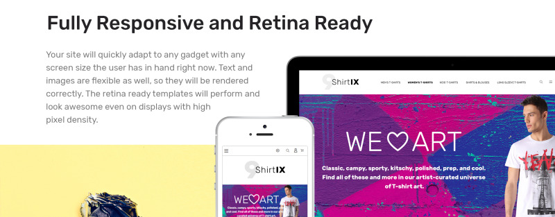 ShirtIX PrestaShop Theme - Features Image 5