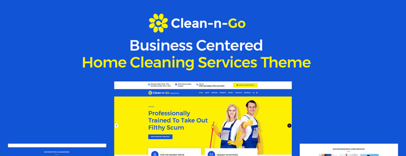Clean-n-Go - Cleaning Services WordPress Theme - Features Image 1
