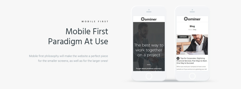 Dominer Business & Services WordPress Theme - Features Image 4