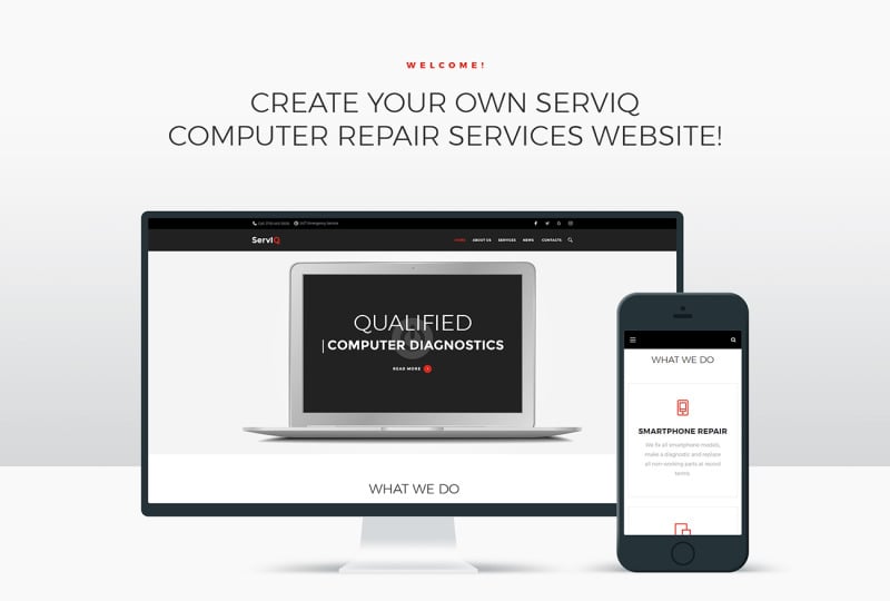 computer repair services wordpress theme nulled