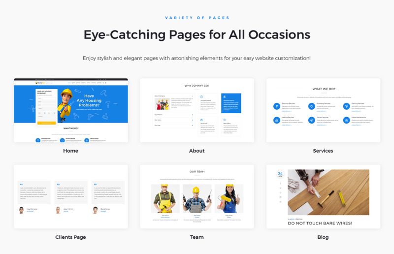 HomeCare - Handyman Services Responsive №65957 - Изображения фич 2