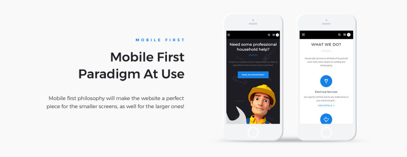 HomeCare - Handyman Services Responsive №65957 - Изображения фич 4