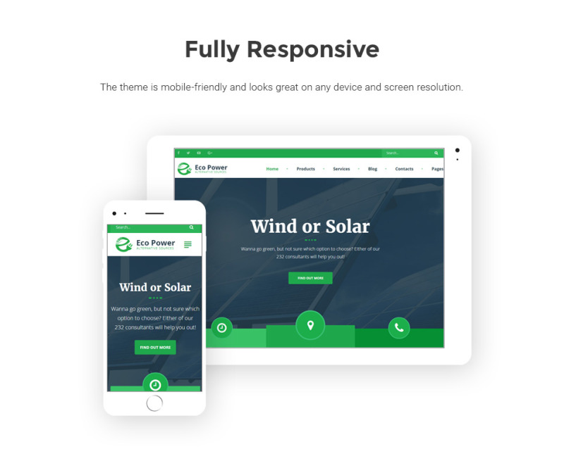 EcoPower - Alternative Power & Solar Energy №65964 - Изображения фич 12