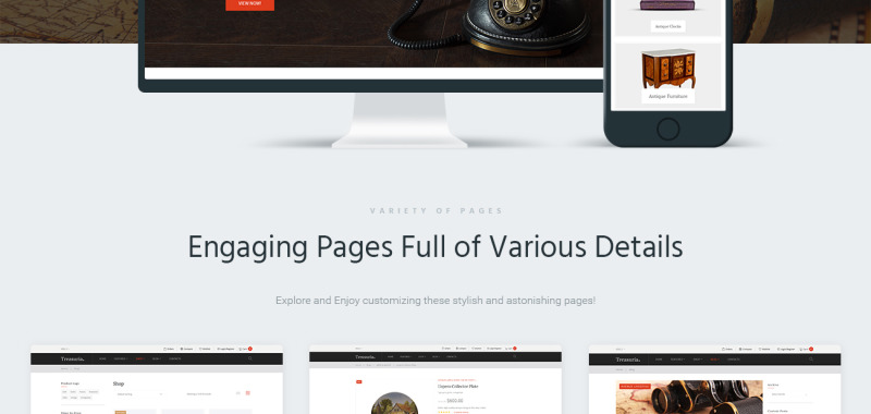 Treasuria - Antique & Vintage WooCommerce Theme - Features Image 2