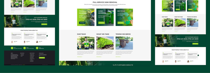JunkTruck - Thème WordPress du service de suppression des ordures - Image 2