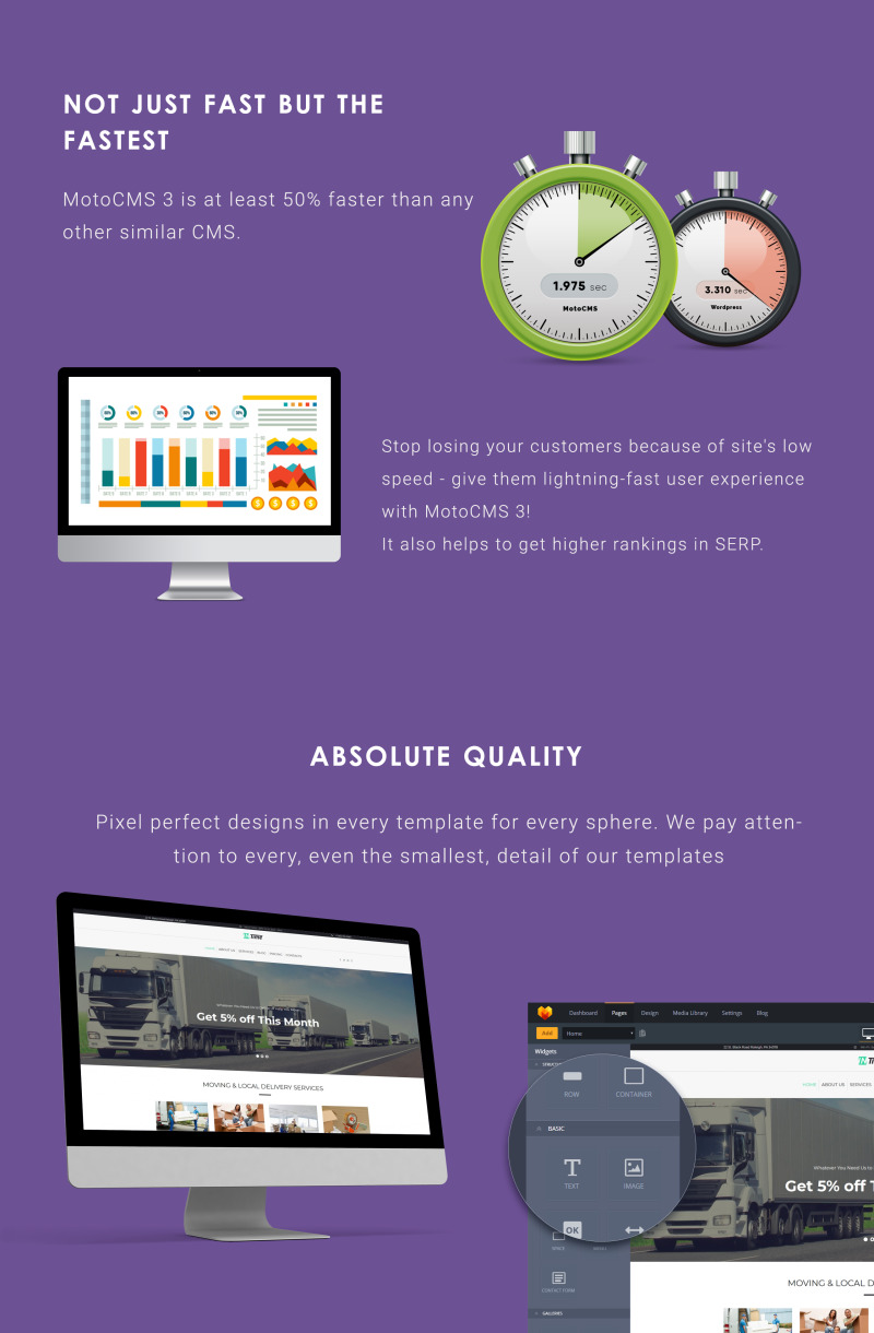 InTime - Шаблон Moto CMS 3 Moving Company - Features Image 4