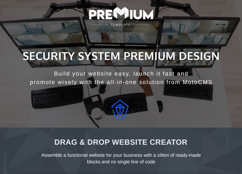 Securiali - Security System Premium modèle Moto CMS 3 adaptatif #66389 - Image 1